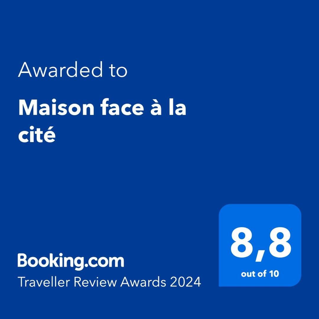 Maison Face A La Cite Carcassonne Esterno foto